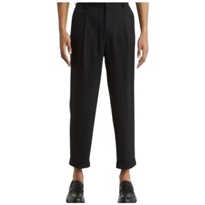 Open Edit Mens Navy Blue Pants Pleated Cuffed Cropped Size 38 New from Nordstrom